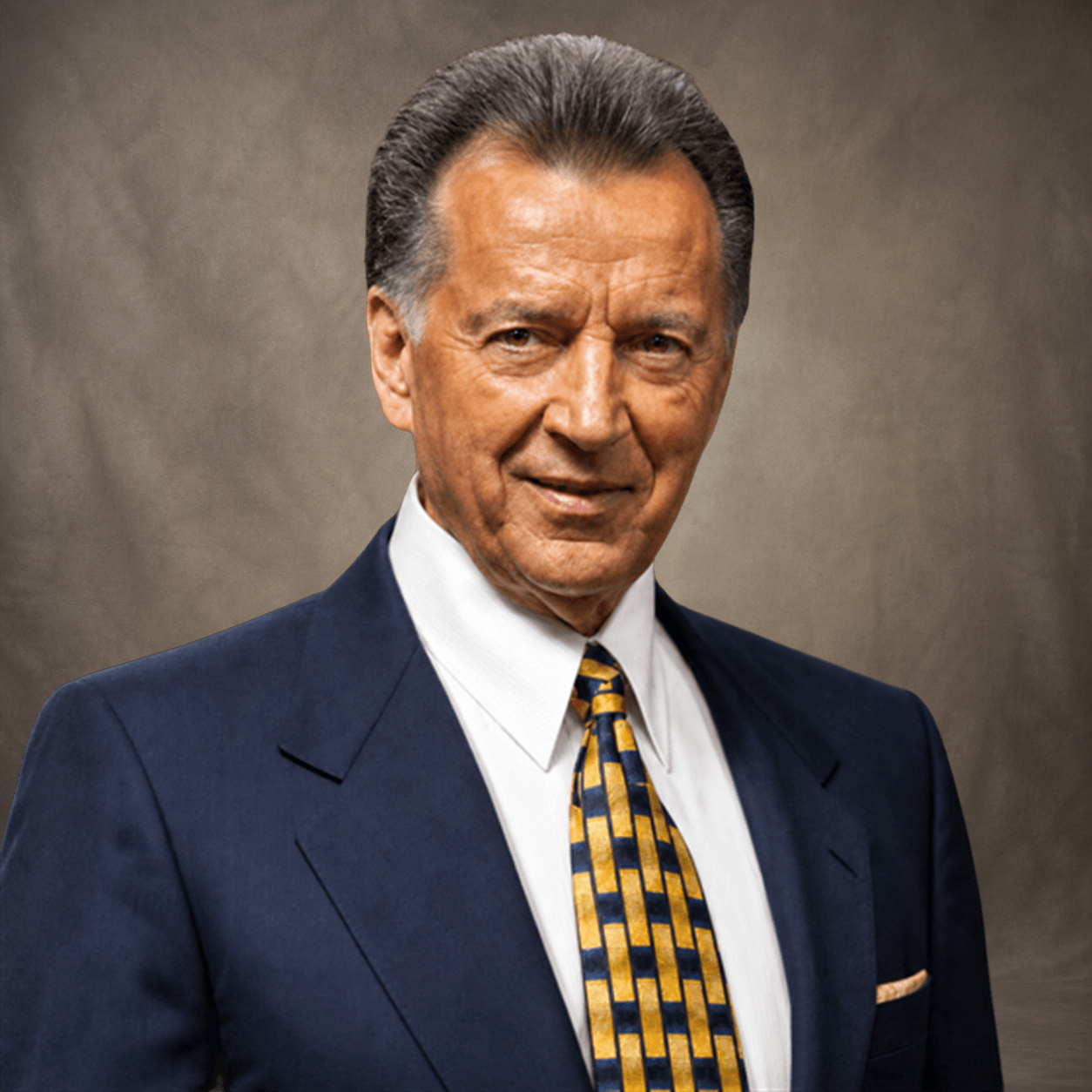 Color obituary portrait of Carl Robert "Bob" Leal